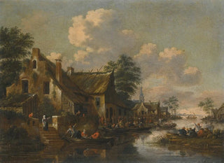 Thomas Heeremans - A Town On The Banks Of A River.webp