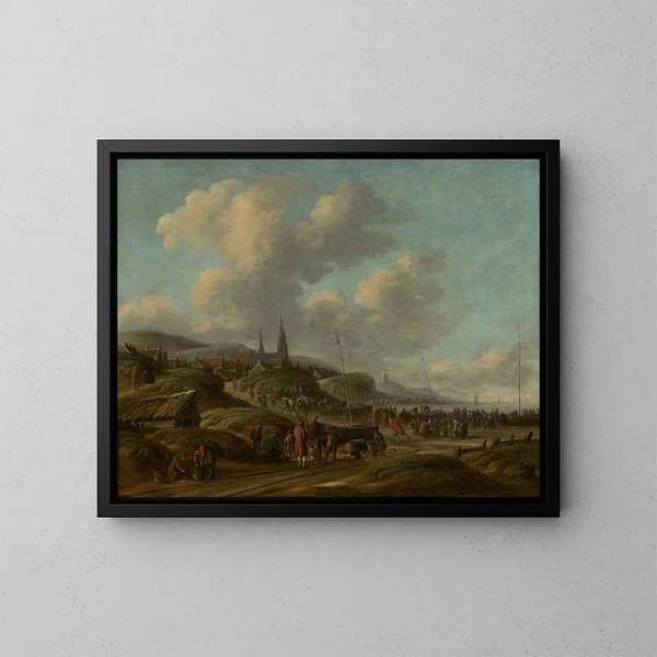 Côte à Scheveningen - Thomas Heeremans — framed artwork on a wall