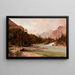 River Columbia - Thomas Hill — framed artwork on a wall