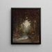 Trout Fishing - Thomas Hill — framed artwork on a wall