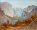 Valley of Yosemite from Inspiration Point - Thomas Hill — artwork view