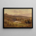 Fenaison dans les Catskills - Thomas Hiram Hotchkiss — framed artwork on a wall