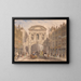 Temple Bar - Thomas Hosmer Shepherd — framed artwork on a wall