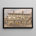 L'Auberge de la Vigne, Cour de la Vigne, Aldersgate in the City of London - Thomas Hosmer Shepherd — framed artwork on a wall
