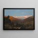 A scene in the Andes Chili - Thomas Jacques Somerscales — framed artwork on a wall