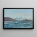 Traversée du détroit de Magellan - Thomas Jacques Somerscales — framed artwork on a wall