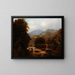 The mountain stream - Thomas James Mulvany — framed artwork on a wall