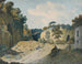 A road in a ravine near Naples - Thomas Jones — artwork view