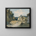 A road in a ravine near Naples - Thomas Jones — framed artwork on a wall