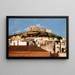 View of the Certosa di San Martino with Castel Sant'Elmo, Naples - Thomas Jones — framed artwork on a wall