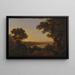 Lake Albano, Italy - Thomas Jones — framed artwork on a wall