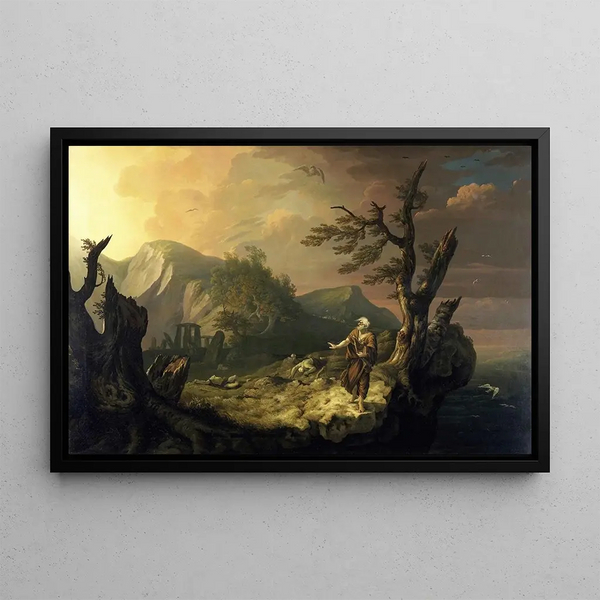 The Bard - Thomas Jones — framed artwork on a wall