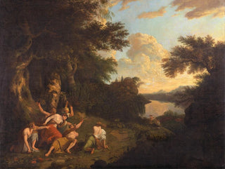 The Death of Orpheus - Thomas Jones — artwork view
