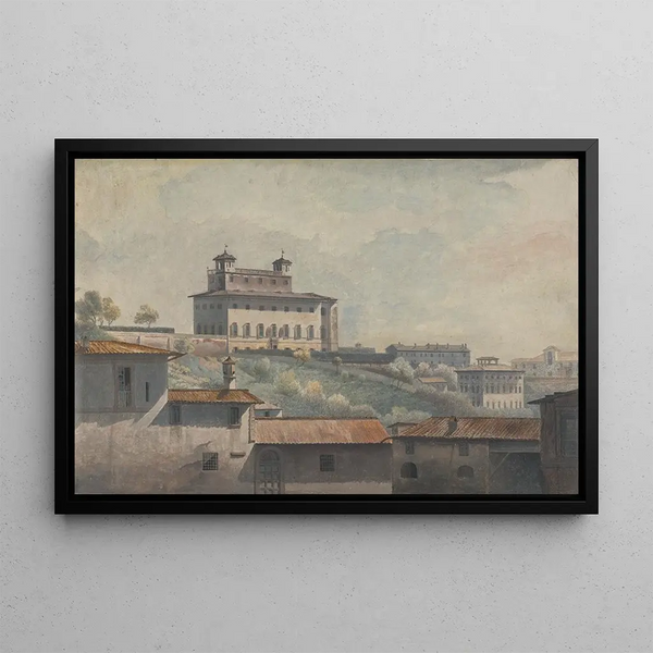Villa Médicis Rome - Thomas Jones — framed artwork on a wall