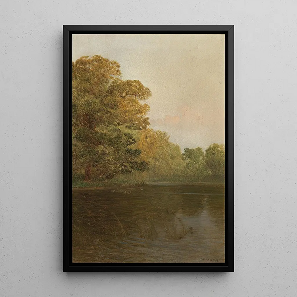 Evening - Thomas Leitner — framed artwork on a wall