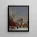 Christmas Service Painting - Thomas Lochlan Smith — framed artwork on a wall