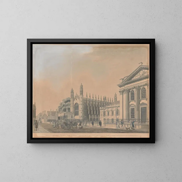 the Chapel of King's College, University of Cambridge - Thomas Malton the Younger — framed artwork on a wall