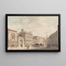 Newgate Painting - Thomas Malton the Younger — framed artwork on a wall