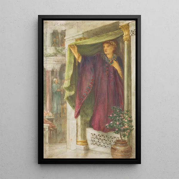 Herodias - Thomas Matthews Rooke — framed artwork on a wall