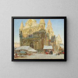 Notre-Dame la Grande de Poitiers - Thomas Matthews Rooke — framed artwork on a wall