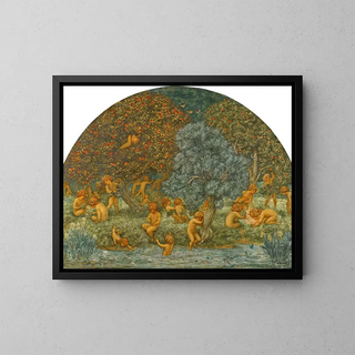 The Orchard - Thomas Matthews Rooke — framed artwork on a wall