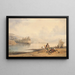 Château de Conway, nord du Pays de Galles - Thomas Miles Richardson — framed artwork on a wall