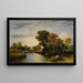 The Thames Valley - Thomas Miles Richardson — framed artwork on a wall