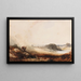 Alpine Landscape Painting - Thomas Moran — framed artwork on a wall
