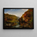 Autumn Afternoon on the Wissahickon - Thomas Moran — framed artwork on a wall