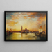 Palais ducal at sunset - Thomas Moran — framed artwork on a wall