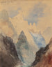 the Upper Great Falls in Yellowstone - Thomas Moran — artwork view