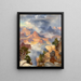 Grand Canyon and Colorado River Painting - Thomas Moran — framed artwork on a wall