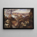 Grand Canyon of the Colorado River - Thomas Moran — framed artwork on a wall