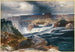 Large Waterfalls of the Snake River, Idaho Territory - Thomas Moran — artwork view