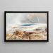 Yellowstone Hot Springs Painting - Thomas Moran — framed artwork on a wall
