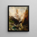 Brouillard dans le canyon de Kanab, Utah - Thomas Moran — framed artwork on a wall