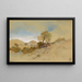 Near San Francisco, Mexico - Thomas Moran — framed artwork on a wall