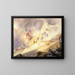 Rainbow Painting above Yellowstone Grand Canyon - Thomas Moran — framed artwork on a wall