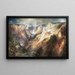 Le Grand Canyon de Yellowstone - Thomas Moran — framed artwork on a wall