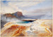 The Great Blue Spring of the Lower Geyser Basin, Yellowstone - Thomas Moran — artwork view