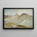 L'Extrémité supérieure du Little Cottonwood Canyon, chaîne Wasatch près d'Ogden, Utah - Thomas Moran — framed artwork on a wall