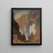 Gorges de Toltec et falaise d'Eva depuis l'ouest du Colorado - Thomas Moran — framed artwork on a wall