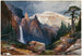 the Waterfalls of the Tower and Sulfur Mountain, Yellowstone - Thomas Moran — artwork view