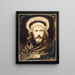 The one who practices his teaching is crucified - Thomas Nast — framed artwork on a wall
