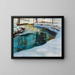 Winter Day's End - Thomas P Barnett — framed artwork on a wall