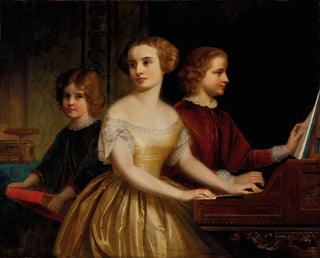 Les sœurs Parmly - Thomas Prichard Rossiter | Painting — artwork view