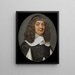Portrait of President Lamoignon - Thomas Prieur — framed artwork on a wall