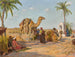 A caravan stopped at the borders of the Egyptian desert - Thomas Seddon — artwork view