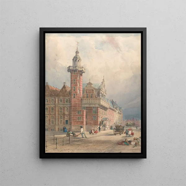 Hôtel de Ville de La Haye - Thomas Shotter Boys — framed artwork on a wall