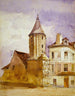 La Tour Alexandre en 1827 et la fontaine Saint-Victor - Thomas Shotter Boys — artwork view